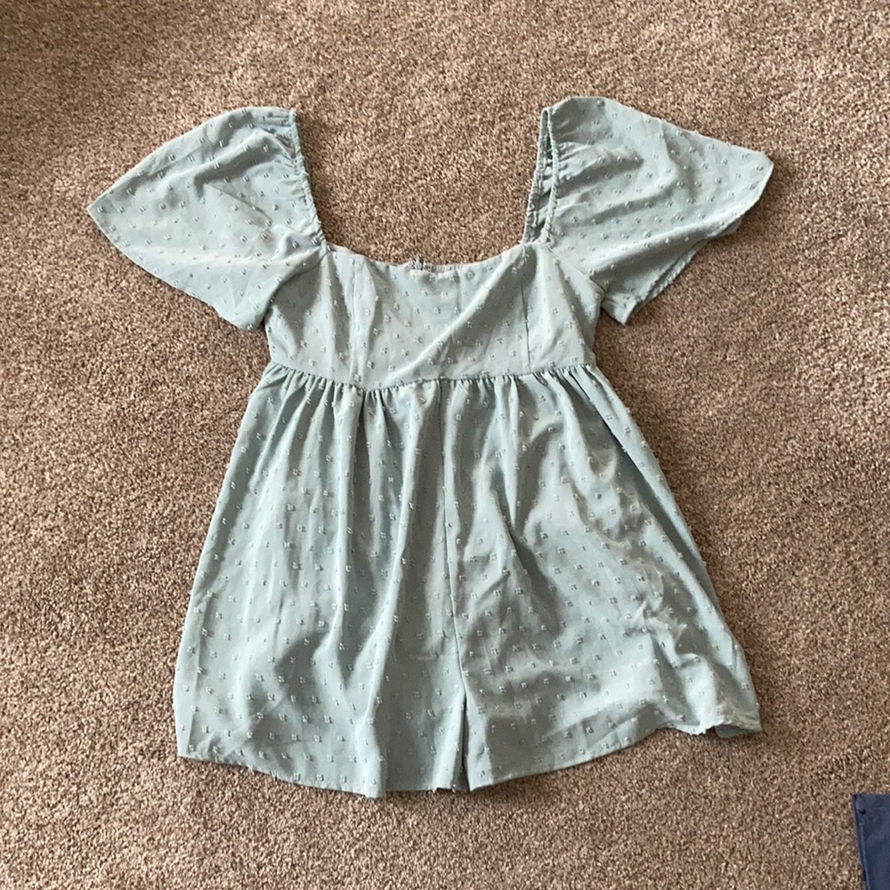 Mint Green Romper